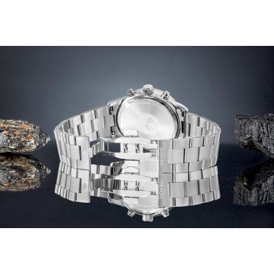6. Giewont Chronograph Sapphire Silver Men's Watch GW4580-B2