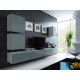 3. VIGO square display cabinet 50/50/30 white/grey gloss