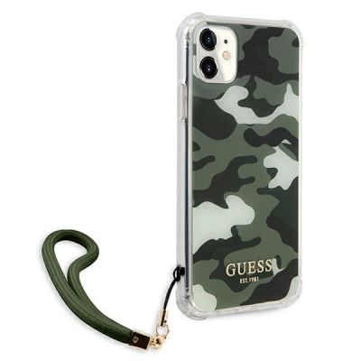 4. Guess GUHCN61KSARKA iPhone 11 6.1" / Xr green/khaki hardcase Camo Collection