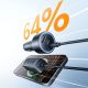 6. ORICO ChargeClip 90W 2A4C Back Clip Multi-Port Car Charger
