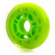 REAR WHEEL FOR THREE-WHEEL SCOOTER METEOR 80 mm WITHOUT BEARING green