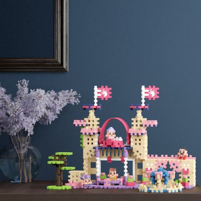 8. MARIOINEX Mini Waffle Princess Blocks, 280 pieces