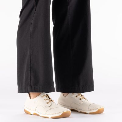 7. Rieker 55920-80 comfortable white women's shoes