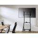 9. Flat Screen/Video Conferencing Cart - Extra Strong - Lockable - Plastic, Stainless Steel, Aluminum - Screen Size: 94-203 cm (37"-80")
