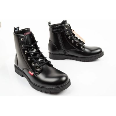 8. Levi's girls' Pasadene SE ankle boots, black, with zipper