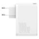 4. Baseus GaN2 Pro fast charger 100W USB / USB Type C Quick Charge 4+ Power Delivery white (CCGAN2P-L02)