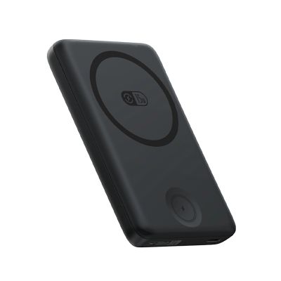 Baseus EnerFill FT11 10000mAh 27W MagSafe Compatible Power Bank for Apple Watch and Smartphones with 20V/3A 30cm USB-C Cable - Black