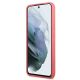 5. Guess GUHCS22MLSLMGFU S22+ S906 fuchsia/fuchsia hardcase Silicone Script Metal Logo