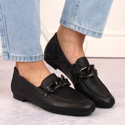 4. Comfortable leather shoes with a chain Remonte W RKR645, black