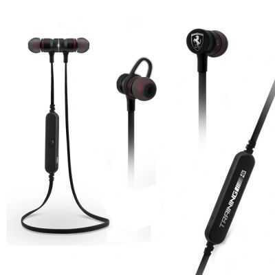 Ferrari FETEPRCB Bluetooth Wireless Headphones - Black