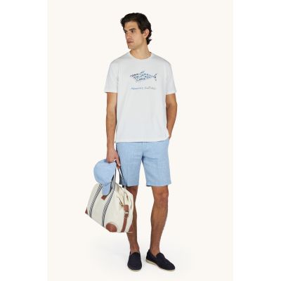 2. Paul&Shark unisex fabric bag - milky white, model 26418103-469