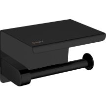 Wall-mounted toilet paper holder - with shelf