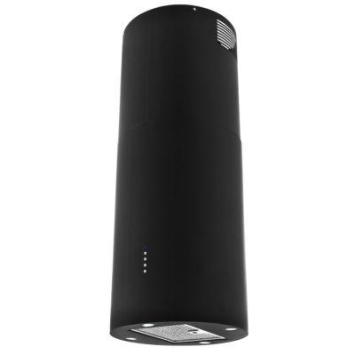 2. Cylindrical island hood AKPO WK-4 ISLA BALMERA BLACK (tube, mechanical control)