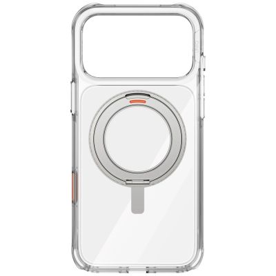 3. Uniq Swivix 360 Rotating Kickstand Case for iPhone 17 Pro Max - Transparent
