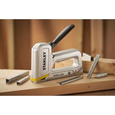 7. Stanley STHT70150-0 Stapler Black, Silver, Yellow