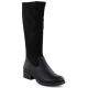 Women's leather ankle boots with insulated sole, black Rieker 9551