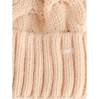 2. Women's winter hat with wool 4F 4FRAW25ACAPF0724-83S