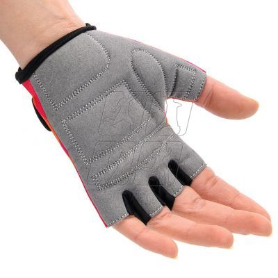 5. Cycling gloves Meteor Big Flower Jr. 24181-24183