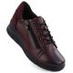 Burgundy Leather Women’s Wedge Shoes Vinceza 39964