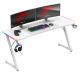 6. Huzaro Hero 4.8 White RGB Gaming Desk