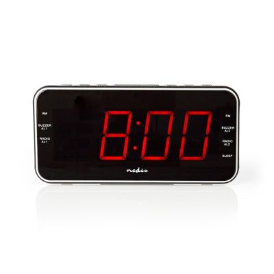 2. Nedis CLAR004BK Alarm Clock Digital Alarm Clock Black