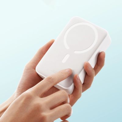 8. Baseus EnerFill FM41 20000mAh 20W Magnetic Power Bank with USB-C to USB-C Cable 30cm - White