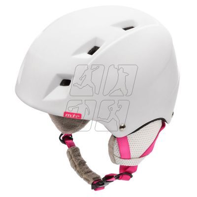 Meteor Kiona ski helmet white / pink 24850-24852