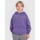 Boy's sweatshirt with hood, open, 4F 4FJRAW25TSWSM2344-51S