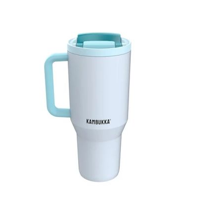 3. Kambukka Rio Tumbler 950ml Frosty Coconut Thermo Mug with Telescopic Straw