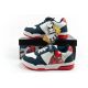 10. Leomil children's sports shoes Spiderman sneakers lightweight with velcro LED white