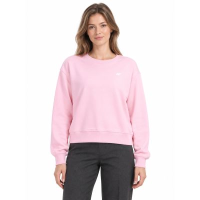 3. Women's round neck open-front sweatshirt 4F 4FWAW26TSWSF2672-56S