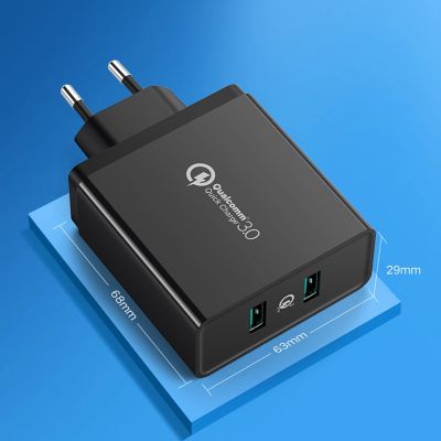 5. Ugreen charger 2xUSB-A 36W QC3.0 black (CD161)