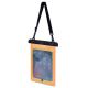 2. Waterproof PVC tablet case - orange