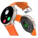 4. Men's Smartwatch RUBICON RNCF12 Titanium/Orange SMARUB245
