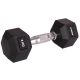 5. HEX RUBBER Dumbbell 6 KG ENERO FIT