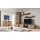 6. Shelf 125cm (2 pcs) SOHO lefkas oak + black