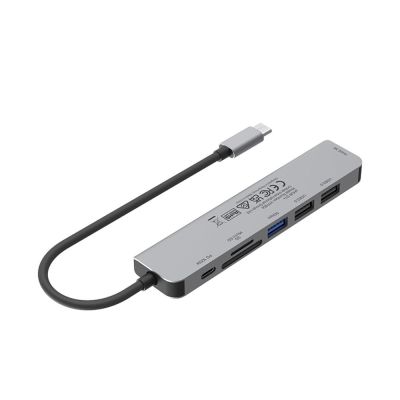 23. UNITEK HUB USB-C 7IN1, HDMI 4K, PD 100W, 5GBPS, ALU