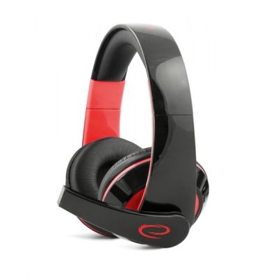 Esperanza Condor EGH300R headphones with microphone (black)