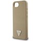 6. Guess Grained Triangle MagSafe case for iPhone 16e - brown