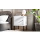 3. PALAZZO BIS bedside table 2 pcs 45x39xH59 white matt