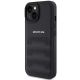 2. AMG Leather Debossed Lines case for iPhone 15 Plus - black