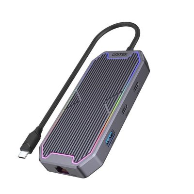 7. UNITEK HUB USB-C, HDMI 2.0, RJ45, 3.5MM, PD 100W