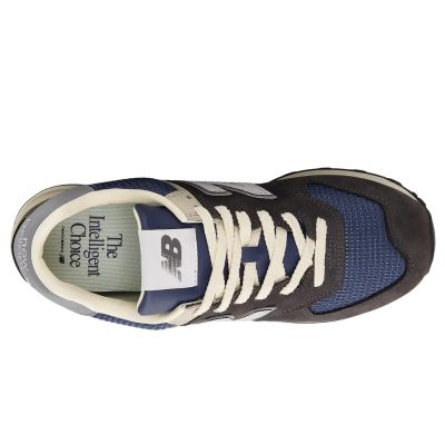 6. New Balance U574 black Lifestyle unisex sneakers (U574SGG)