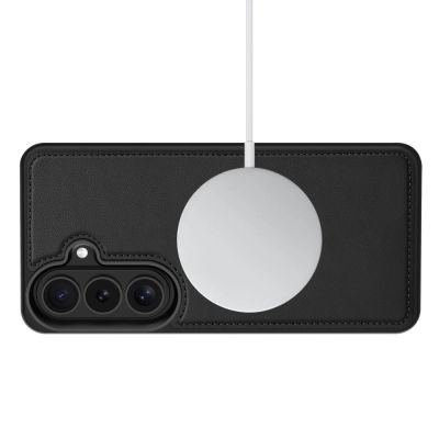 5. Tech-Protect Wallet MagSafe Case for Samsung Galaxy S26 - Matte Black