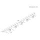 3. MACLEAN WALL ORGANIZER FOR GARDEN TOOLS AND MOPS, STEEL, WITH HOOKS, MAX LOAD 20KG, WIDTH 60CM MC-185