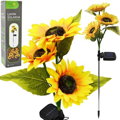 SOLAR LAMP SUNFLOWERS 70CM