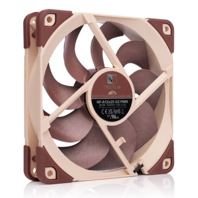 2. Noctua NF-A12x25 G2 PWM Computer Case Fan 12 cm Beige 1 pc.