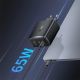 11. Baseus Cube Pro 65W GaN charger 2x USB-C USB-A - black