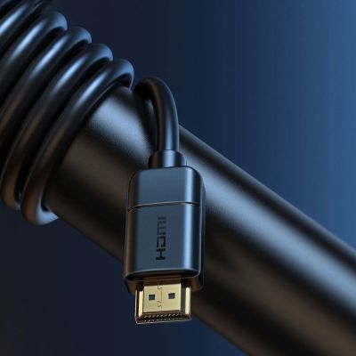 11. Baseus cable HDMI 2.0 cable 4K 30 Hz 3D HDR 18 Gbps 8 m black (CAKGQ-E01)