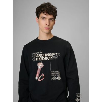 5. Men's longsleeve regular with print 4F 4FRSS26TLONM674-20S